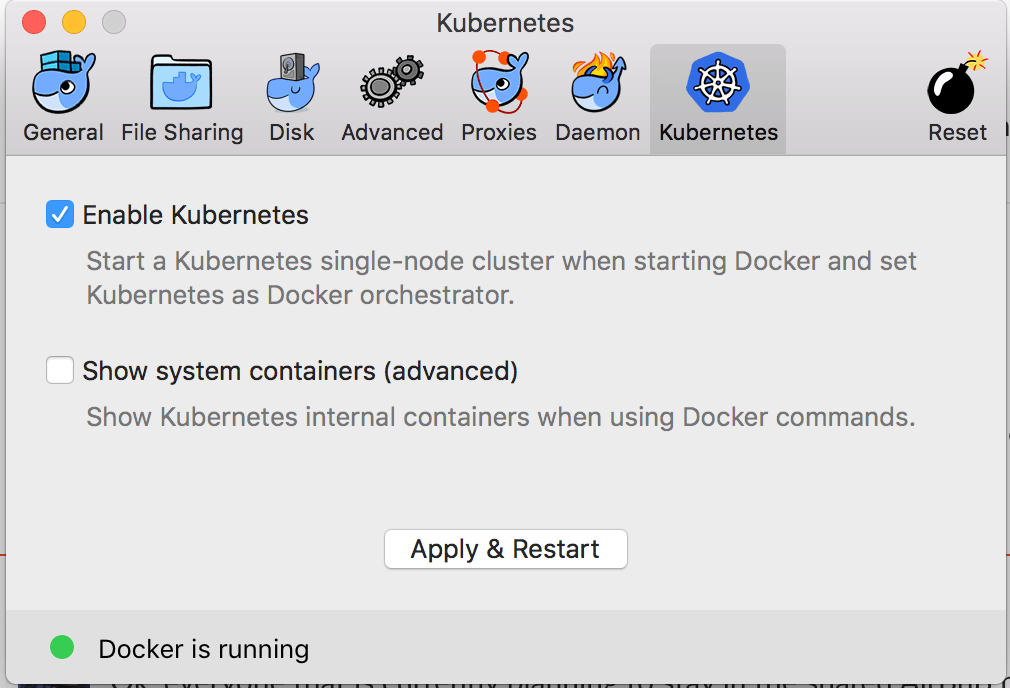 Web relay ingress with docker for mac